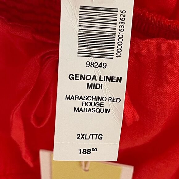 Wilfred Red Midi Dress - Picture 4 of 7